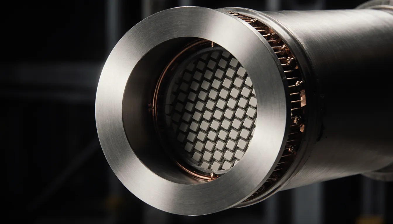 PowerRing installed on an industrial exhaust pipe