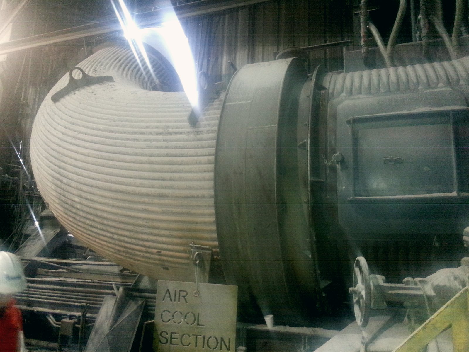 Steel mill air-cool section – ribbed exhaust housing, MicroPower site assessment