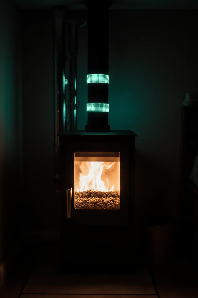 Biomass cooking stove with integrated power generation